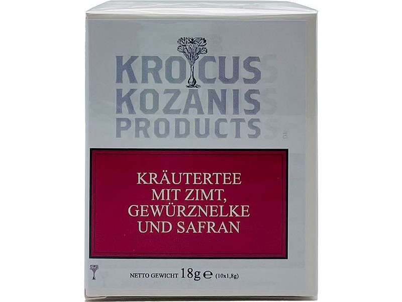 Kräutertee mit Zimt, Gewürznelke & Safran