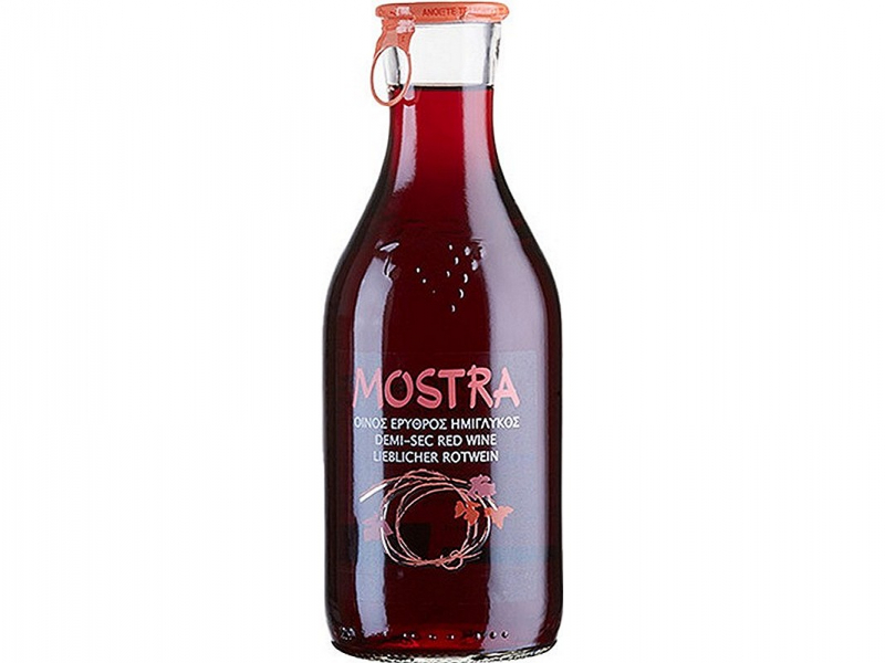 Mostra Rotwein Demisec 0.5L Tsililis